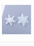 NEW - SNOWFLAKE ORNAMENT - CLEAR MOLD