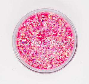 PLATINUM GLITTER - PINK PEONY