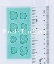 Load image into Gallery viewer, CUSTOM MOLD: Custom Engraved Pretzel Stud Mold *May have a 14 Day Shipping Delay (P50)