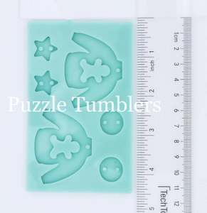 CUSTOM MOLD: Custom Sweater Gingerbread Man Earring Mold *May have a 14 Day Shipping Delay (P55)