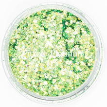 Load image into Gallery viewer, PLATINUM GLITTER - GREEN GODDESS
