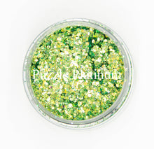 Load image into Gallery viewer, PLATINUM GLITTER - GREEN GODDESS