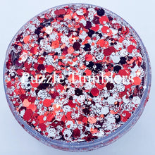 Load image into Gallery viewer, PEPPERMINT - CHUNKY MIX GLITTER
