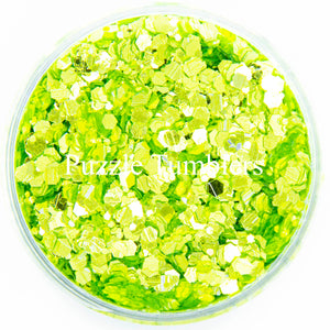 PERIDOT - CHUNKY MIX GLITTER
