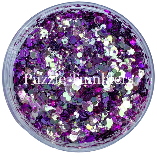 PURPLE LOLLIPOP - COLOR SHIFTING CHUNKY MIX GLITTER