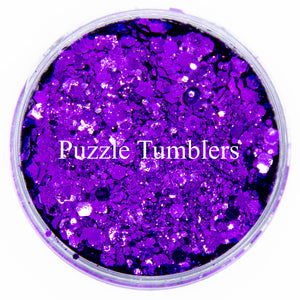 PURPLE RAIN - CHUNKY MIX GLITTER