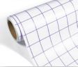 TRANSFER TAPE VINYL - PURPLE LINES 12" x 5' ROLL