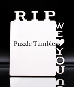 R.I.P.  PHOTO FRAME SUBLIMATION 5.5X5.5" (APX SIZE)