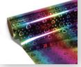 RAINBOW HEART HOLOGRAPHIC VINYL 12" x 5' ROLL