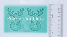 Load image into Gallery viewer, CUSTOM MOLD: Custom Reindeer Earring Mold (2 Pieces) Mold *May have a 14 Day Shipping Delay (P62)