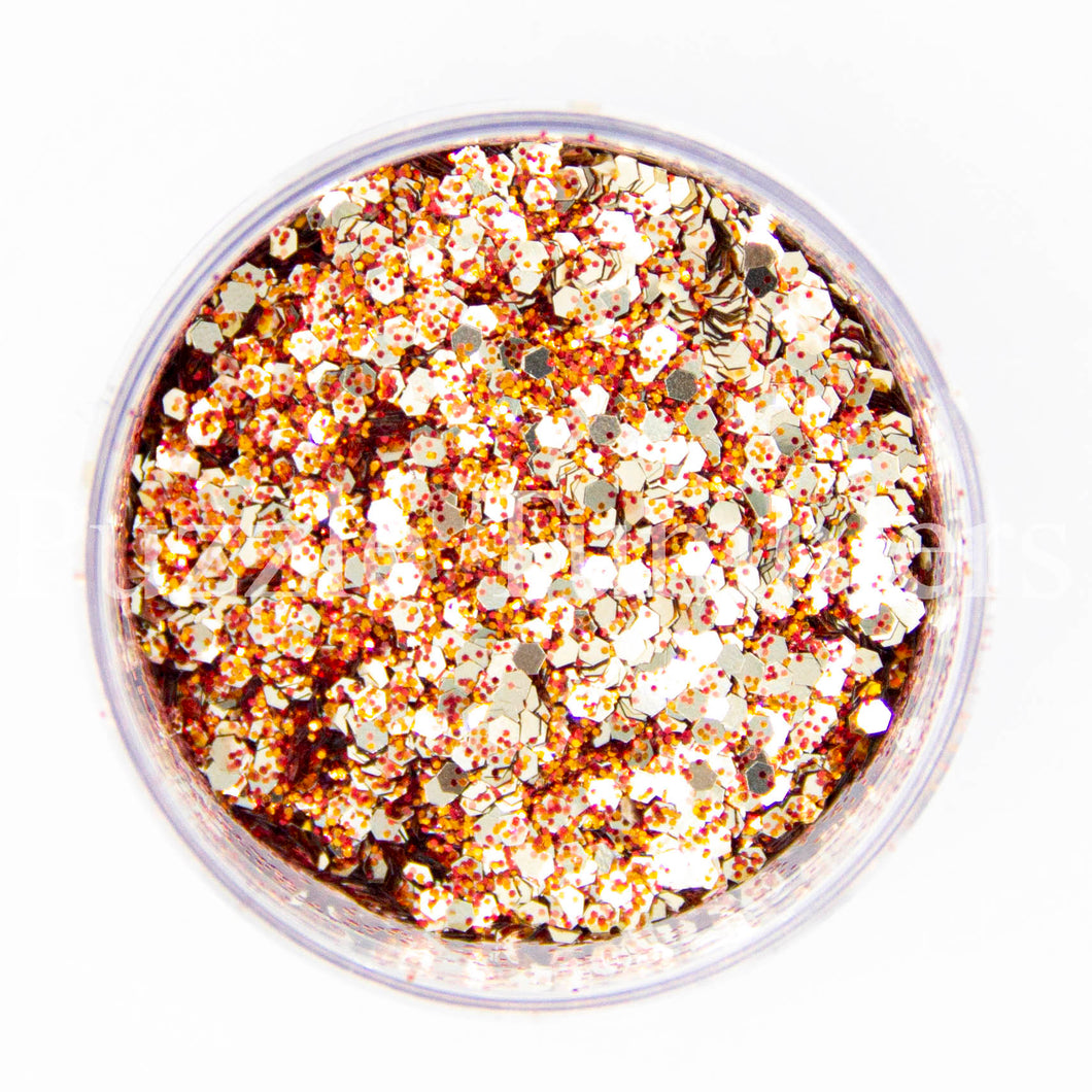 RED SPICE - CHUNKY MIX GLITTER