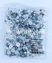 Load image into Gallery viewer, Rainbow Pearl &amp; Rhinestone Mix - Pearls, Silver, Clear