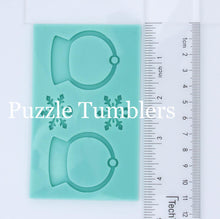 Load image into Gallery viewer, CUSTOM MOLD: Custom Snow Globe Dangle Snowflake Earring Mold (single hole) *May have a 14 Day Shipping Delay (P71)