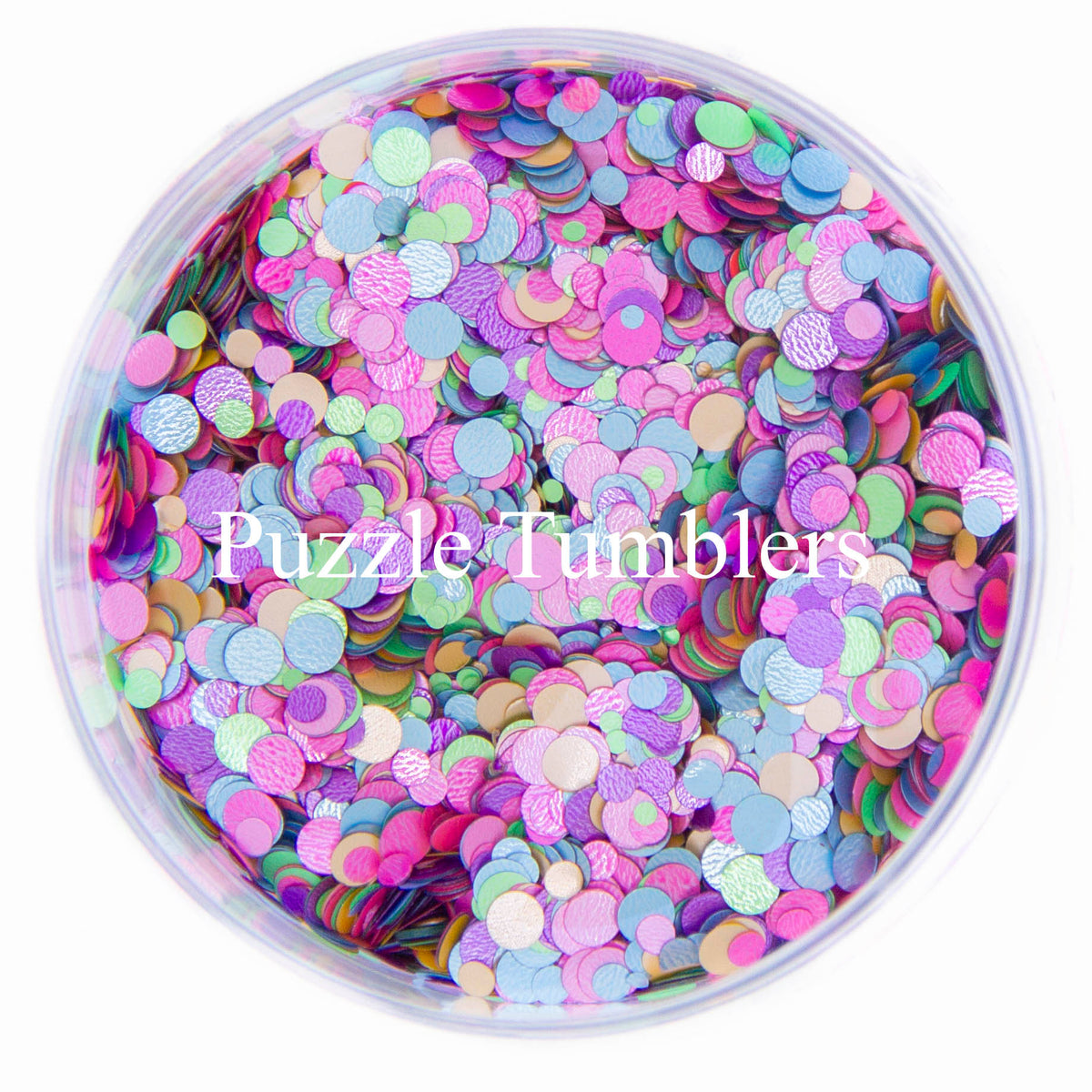 SPRINGTASTIC - DOT MIX GLITTER – Puzzle Tumblers