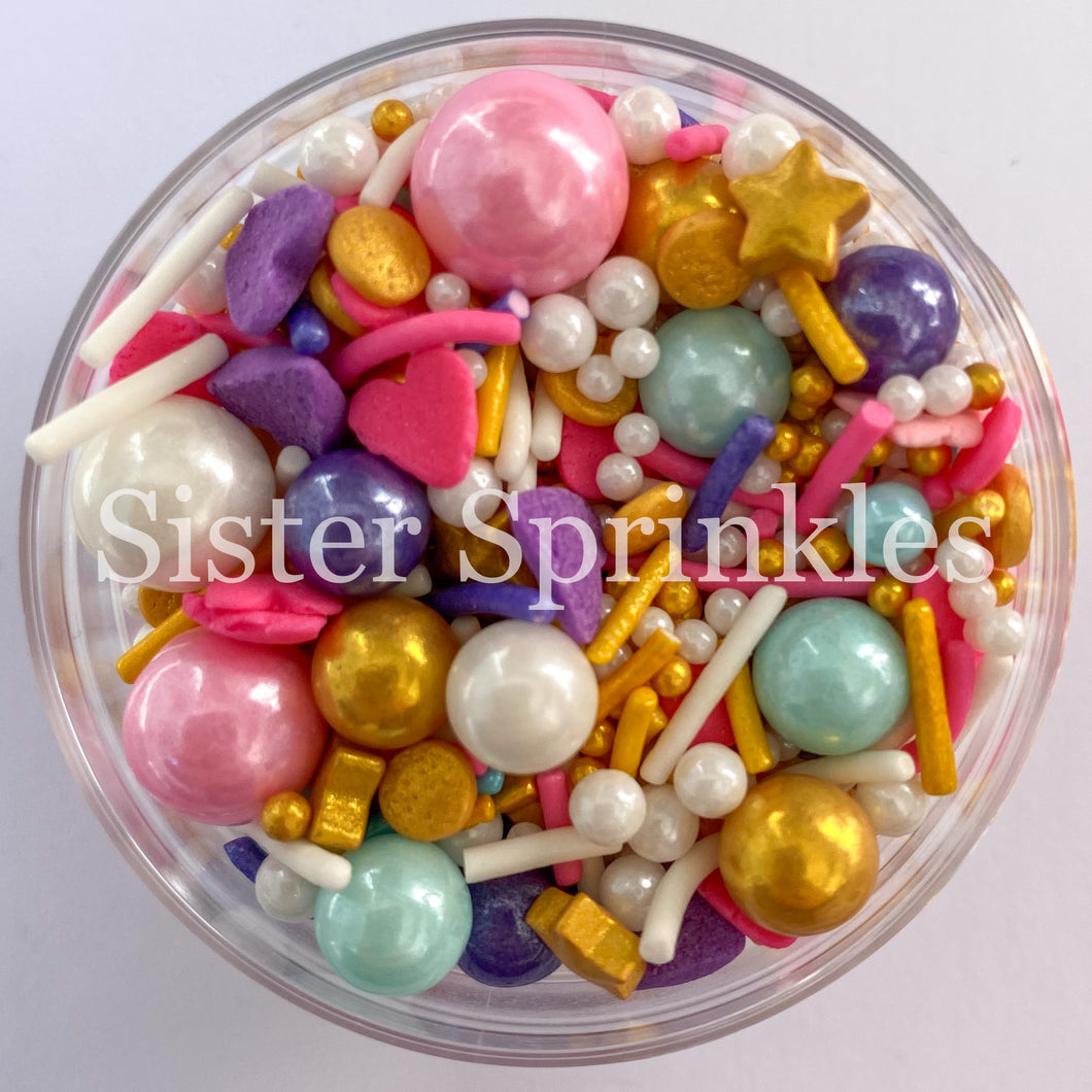 Party Princess Platinum Sprinkles 2oz Bag (by weight)