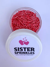 Load image into Gallery viewer, Deluxe Red Sprinkles 2oz Bag (by weight)