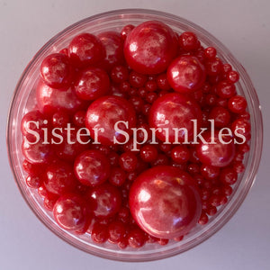 Red Solid Sprinkle Mix - 2oz Bag (by weight)