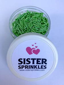 Deluxe Green Sprinkles 2oz Bag (by weight)