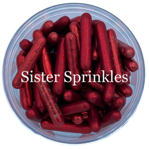 PREMIUM BURGANDY SPRINKLES 2OZ BAG