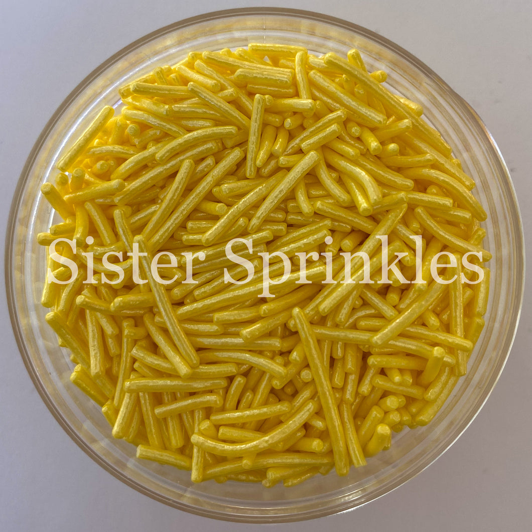 Deluxe Yellow Sprinkles 2oz Bag (by weight)