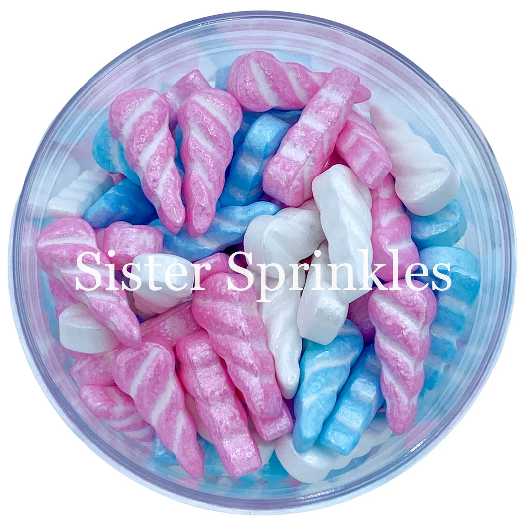 PREMIUM UNICORN HORN SHAPE SPRINKLES 2OZ BAG