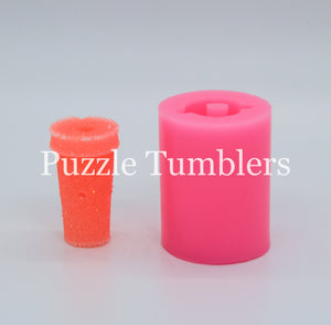 STUDDED TUMBLER  - STRAW TOPPER MOLD PINK