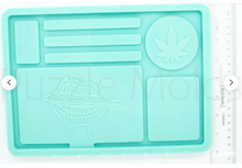 Load image into Gallery viewer, CUSTOM MOLD ROLLING TRAY WITH LIPS - XL  *May have a 14 Day Shipping Delay (T8)