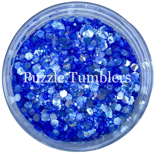 TANZANITE - CHUNKY MIX GLITTER