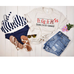DIGITAL DOWNLOAD -    TGIS THANK GOD IT'S SUMMER SVG FILE - DESIGNED BY: JENNIFER SHORT 35