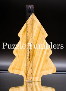 WOOD TREE SHAPE CHARCUTERIE WOODEN CUTTING BOARD
