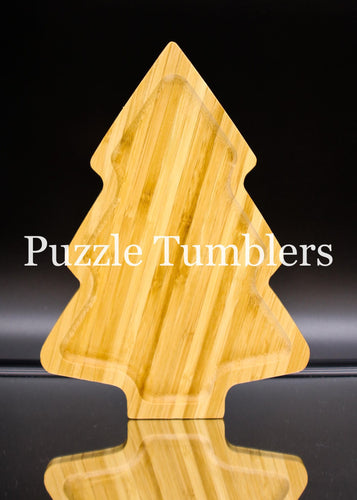 WOOD TREE SHAPE CHARCUTERIE WOODEN CUTTING BOARD