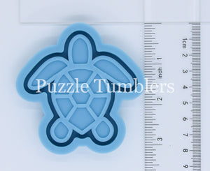 NEW - TURTLE TRINKET DISH - BLUE MOLD