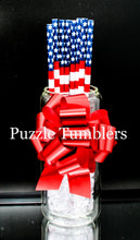 Load image into Gallery viewer, U.S. FLAG PRINT STRAWS (SOLD INDIVIDUALLY)