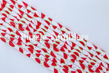 Load image into Gallery viewer, WATERMELON PRINT STRAWS (SOLD INDIVIDUALLY)