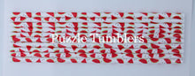 Load image into Gallery viewer, WATERMELON PRINT STRAWS (SOLD INDIVIDUALLY)