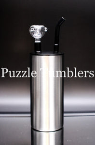 NEW 22OZ FATTY (COLD SMOKE / WATER PIPE) WITH TWIST LID TUMBLER