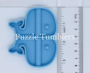 NEW - WHALE - STRAW TOPPER MOLD