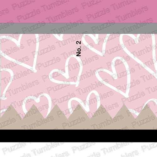 DIGITAL DOWNLOAD -    PINK AND WHITE HEART PENCIL CHEAT SVG FILE - DESIGNED BY: JENNIFER SHORT 20