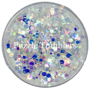 WHITE PEARL - CHUNKY MIX GLITTER