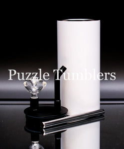 NEW 22OZ FATTY (COLD SMOKE / WATER PIPE) WITH TWIST LID SUBLIMATION TUMBLER - WHITE