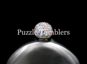 8OZ WOMEN'S FLASK WITH BLING