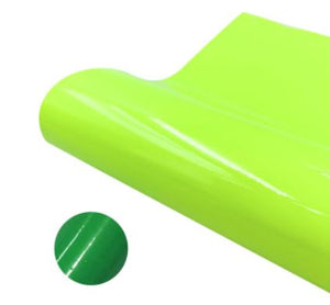 YELLOW (NEON) TO GREEN COLD COLOR CHANGING VINYL 12" x 5' ROLL