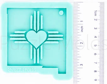 CUSTOM MOLD:  'ZIA NEW MEXICO' Keychain Mold *May have a 14 Day Shipping Delay (K10)