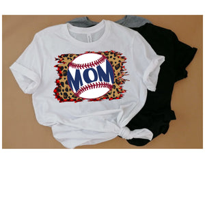 DIGITAL DOWNLOAD -LEOPARD BASEBALL MOM- DESIGNED BY: JENNIFER SHORT 84