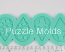 Load image into Gallery viewer, CUSTOM MOLD:  &#39;DOUBLE MOO COW AND COW PRINT EARRINGS&#39; Mold *May have a 14 Day Shipping Delay (D24)