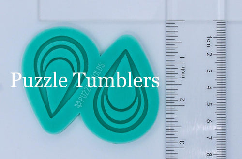 CUSTOM MOLD: DOUBLE DROP EARRING *May have a 7-10 Day Shipping Delay (E207)