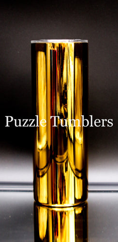 20OZ SKINNY - GOLD CHROME