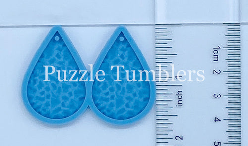 NEW HAMMERED DESIGN DROP EARRINGS - Blue Mold EARRINGS