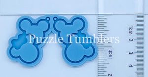 NEW HIM AND HER MOUSE - Blue Mold EARRINGS