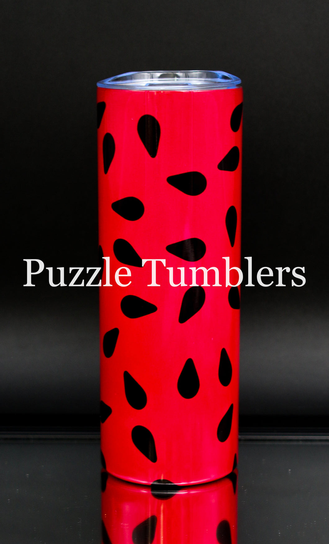 20OZ SKINNY STRAIGHT - WATERMELON *EXCLUSIVE TO PUZZLE TUMBLERS*